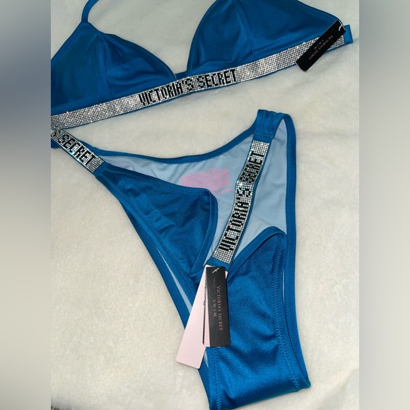SOLD ❌NEW Victoria’s Secret Shine strap swim Bikini set - Picture 2 of 11